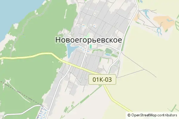 Karte Novoyegoryevskoe