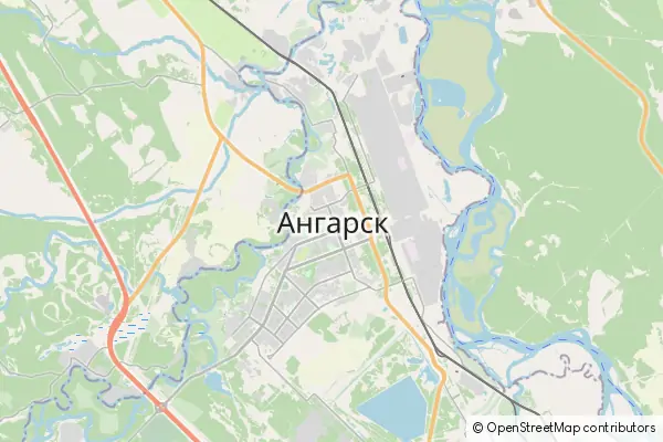 Karte Angarsk