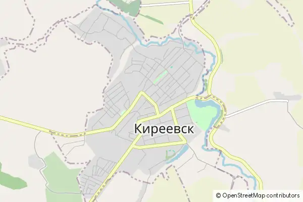 Karte Kireevsk