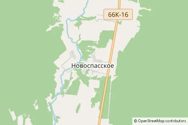 Karte Novospasskoye