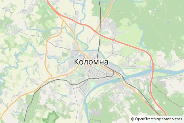 Karte Kolomna