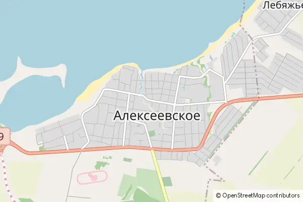 Karte Alekseevskoe