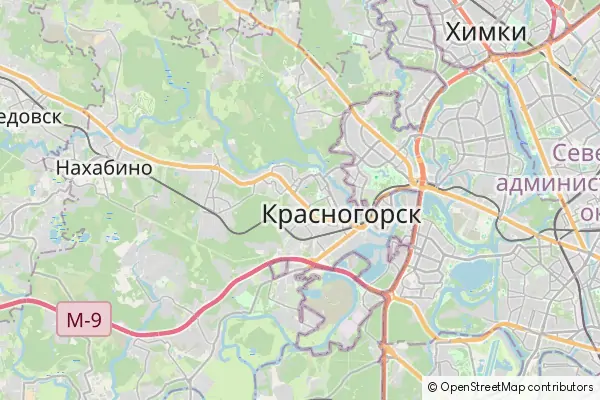 Karte Krasnogorsk