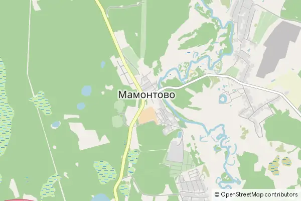 Karte Mamontovo