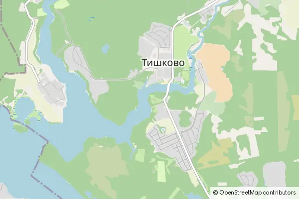 Karte Tishkovo