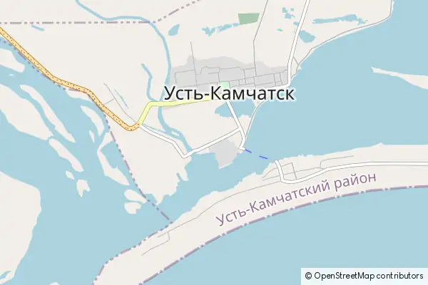 Karte Ust-Kamchatsky