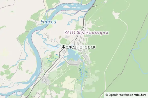 Karte Schelesnogorsk