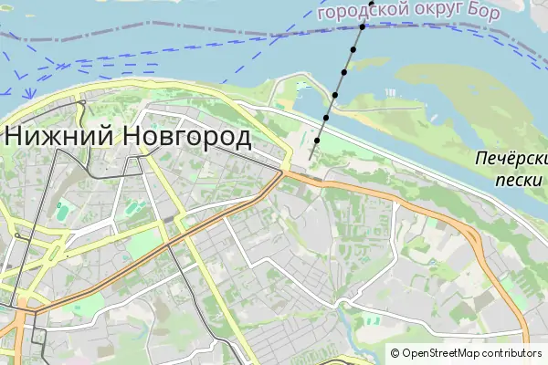 Karte Nizhny Novgorod