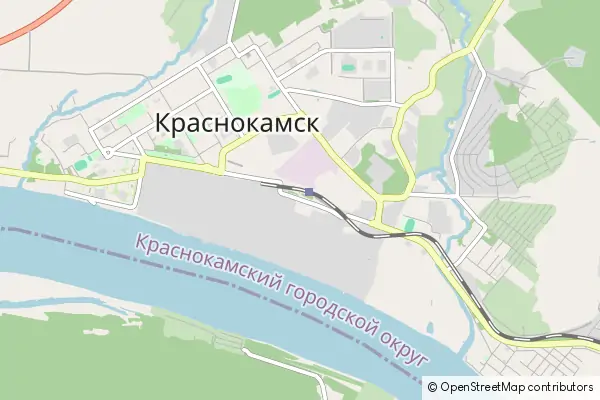 Karte Krasnokamsk