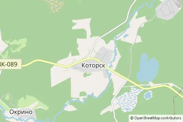 Karte Kotorsk