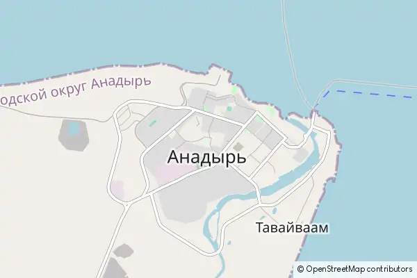 Karte Anadyr