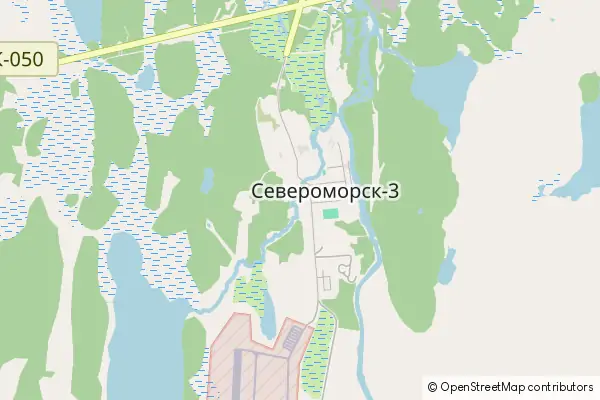 Karte Severomorsk