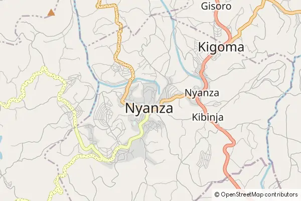 Karte Nyanza