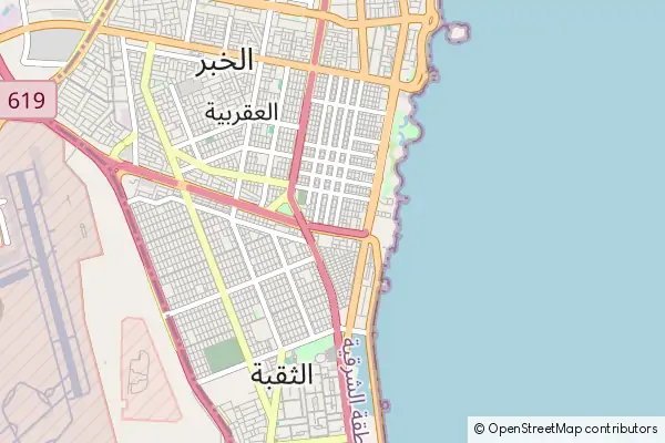 Karte Al Khobar