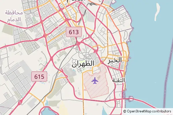 Karte Dhahran