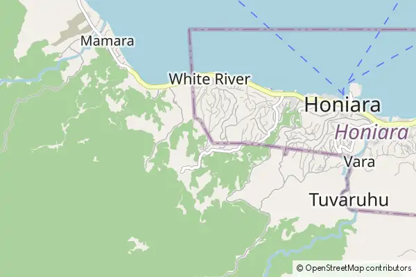 Karte Honiara