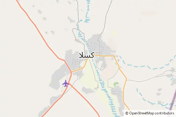 Karte: Kassala • © OpenStreetMap contributors Karte Kassala