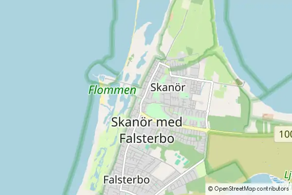 Karte Skanör