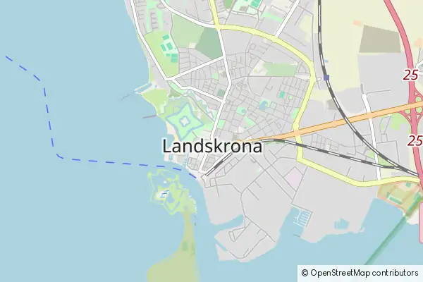 Karte Landskrona Municipality