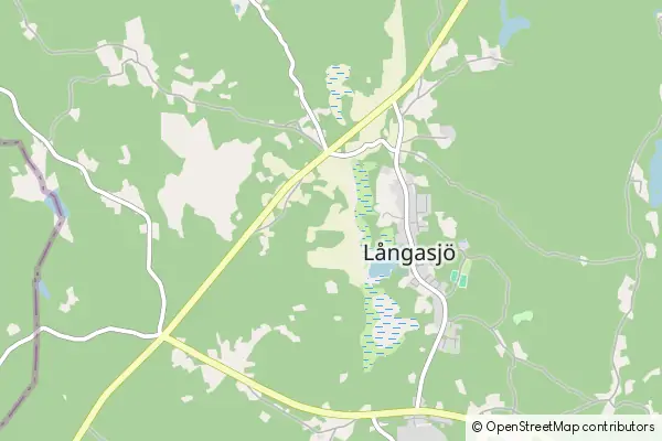 Karte Långasjö