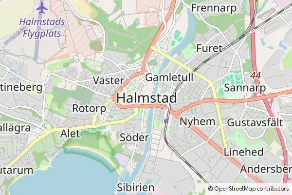 Karte Halmstad