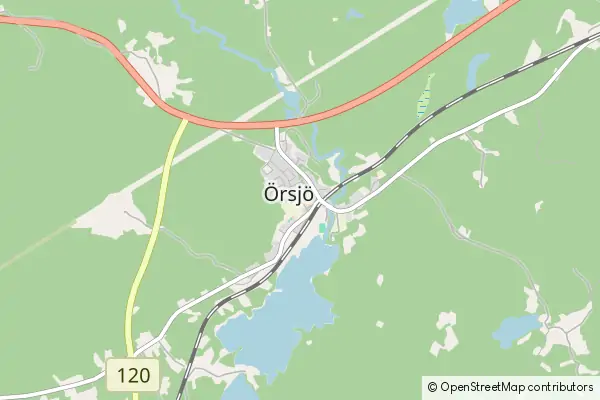 Karte Orsjo