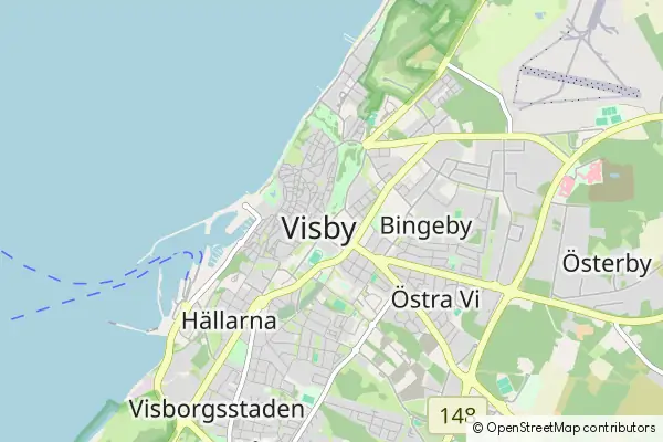 Karte Visby