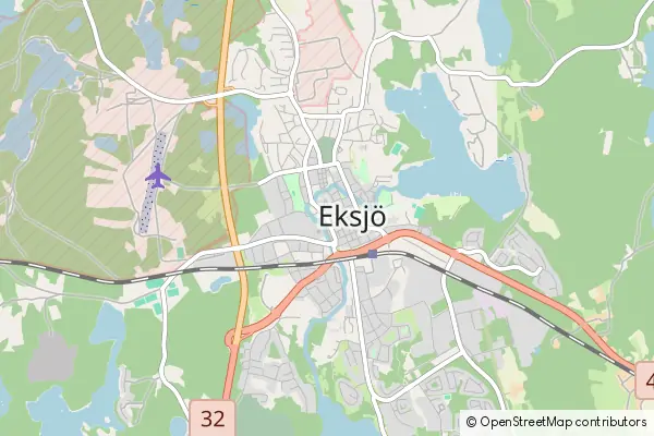 Karte Eksjo