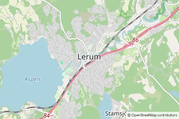 Karte Lerum