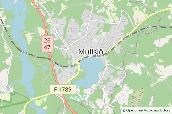 Karte Mullsjo