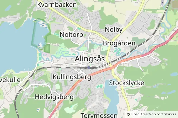 Karte Alingsås