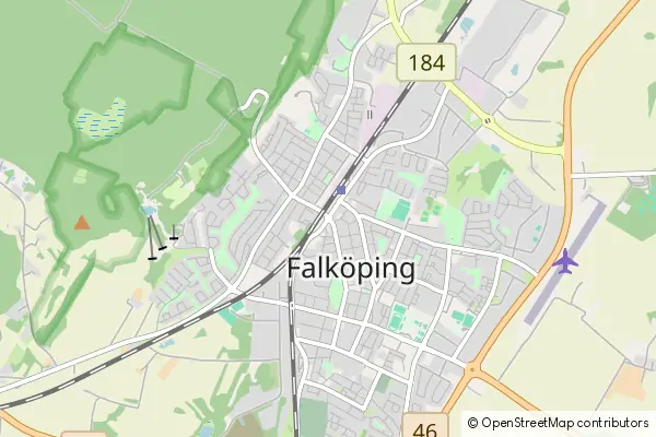 Karte Falkoping