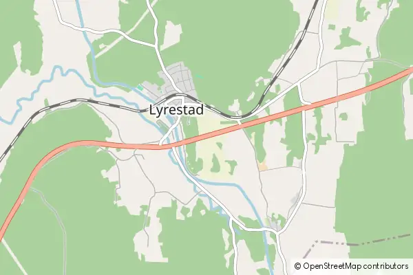 Karte Lyrestad