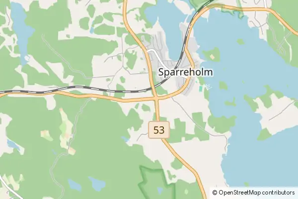 Karte Sparreholm