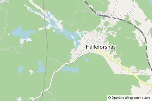 Karte Hällefors