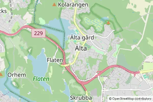 Karte Älta