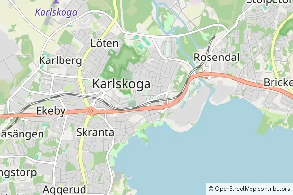 Karte Karlskoga