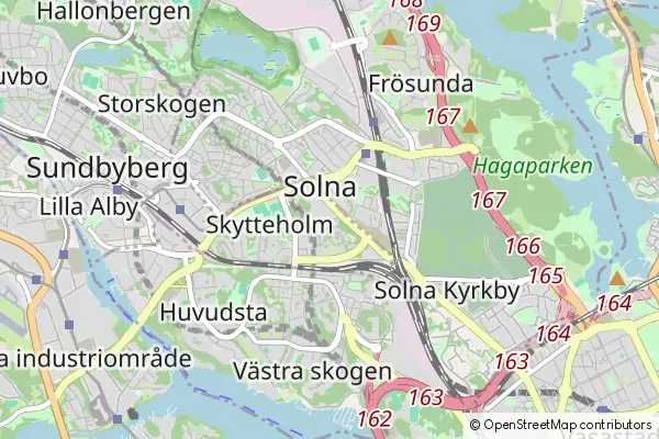 Karte Solna