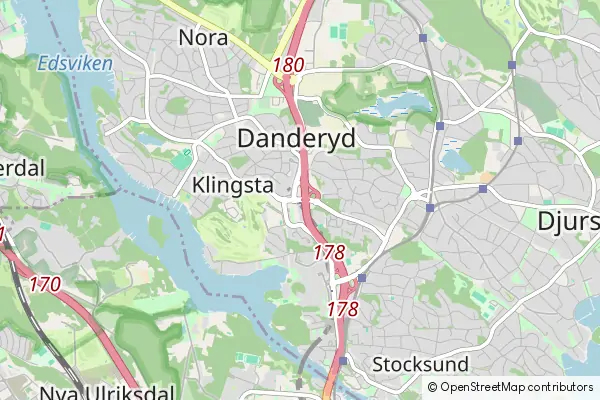 Karte Danderyd