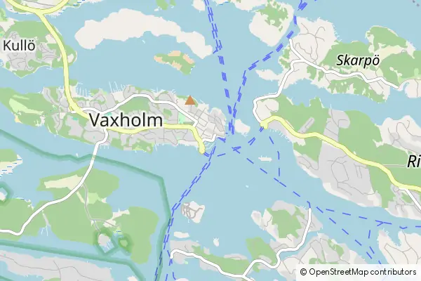 Karte Vaxholm