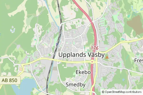 Karte Upplands-Vasby