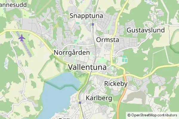 Karte Vallentuna