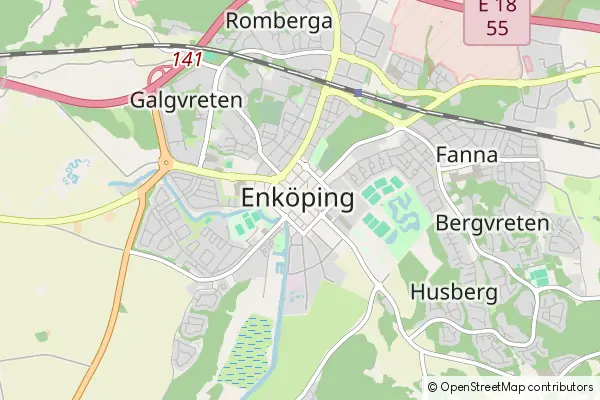 Karte Enkoping