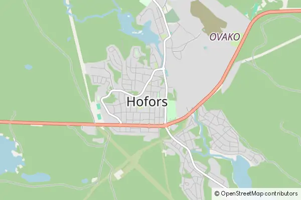 Karte Hofors