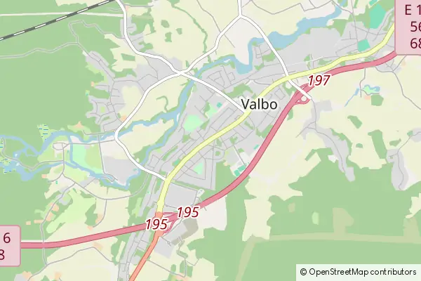 Karte Valbo