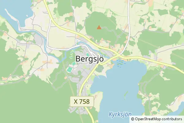 Karte Bergsjo