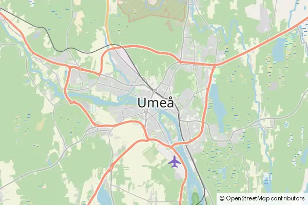 Karte Umeå