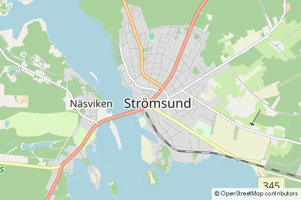 Karte Strömsund