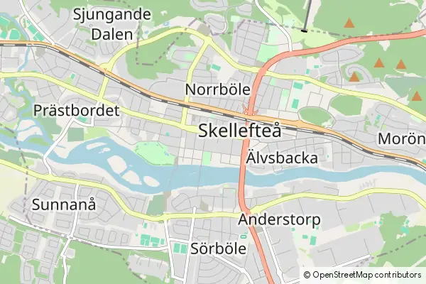 Karte Skellefteå