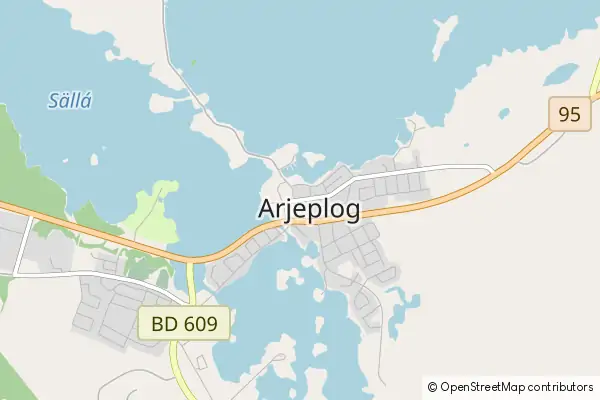 Karte Arjeplog